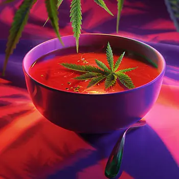 Gazpacho Hight: una receta cannábica refrescante - Hemp Blog